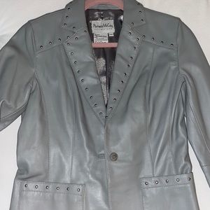 NEW Pamela McCoy 100% Genuine leather jacket (XS)